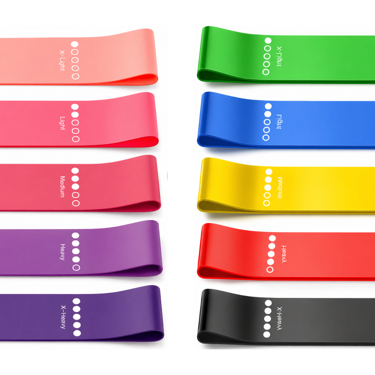Bandas Elásticas Resistencias Set X5 Forza