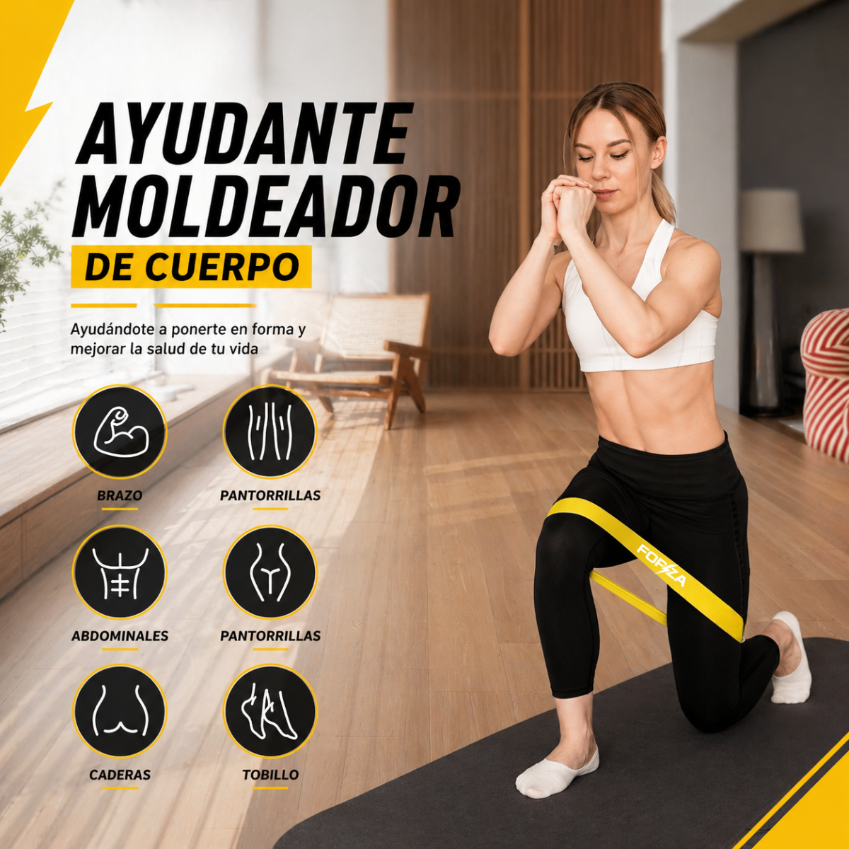 Bandas Elásticas Resistencias Set X5 Forza