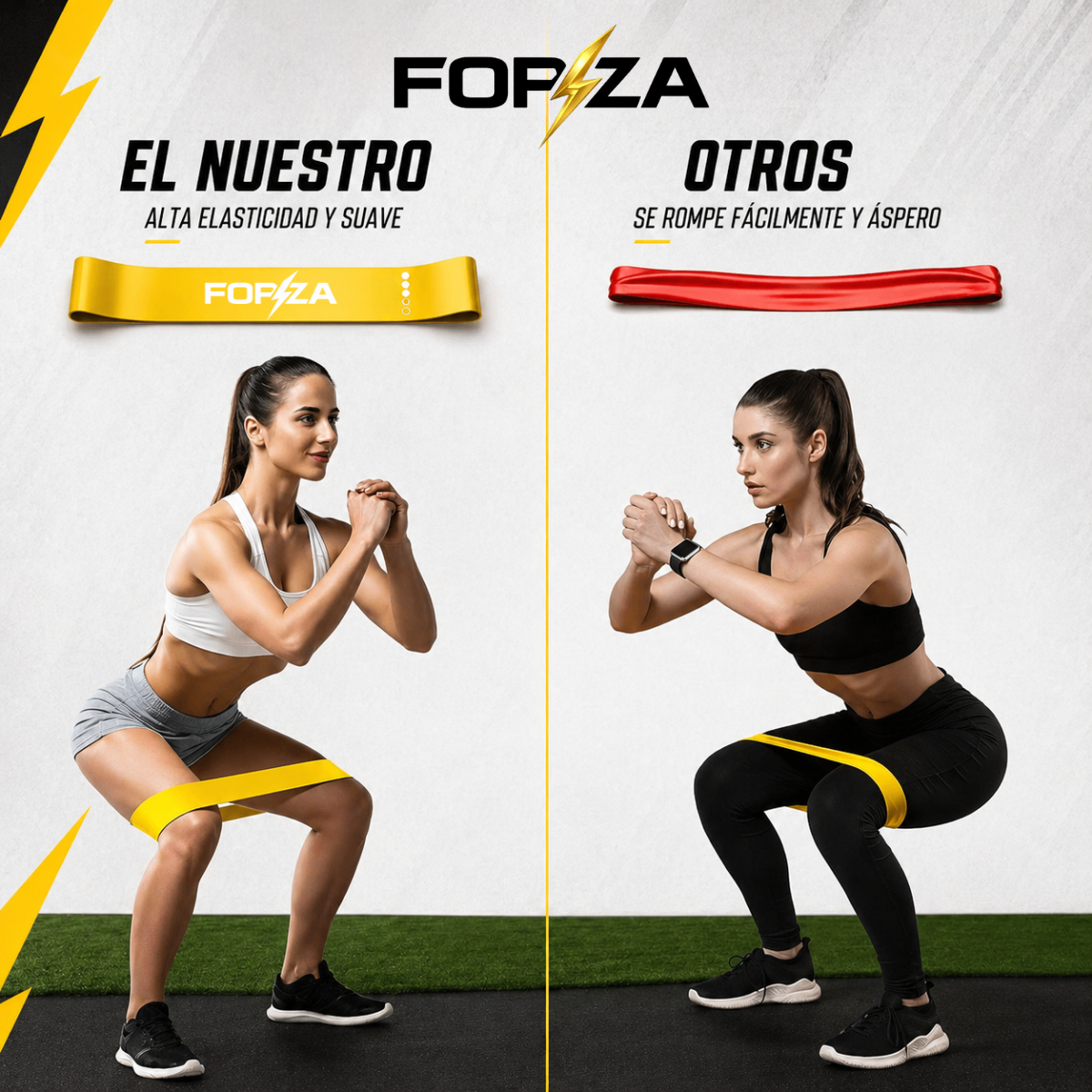 Bandas Elásticas Resistencias Set X5 Forza