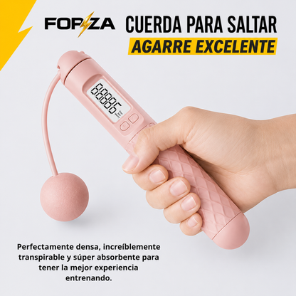 Cuerda De Saltar Doble Función Con Contador Forza
