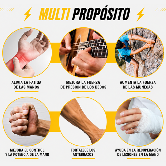 Set X5 Hand Grip Con Contador Forza 10-60KG